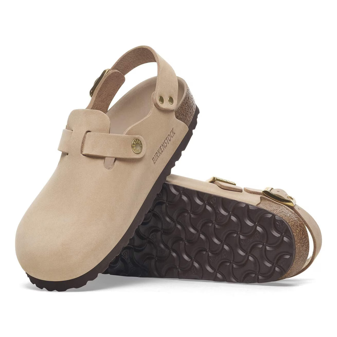 Birkenstock Tokio clogs - Cream Suede