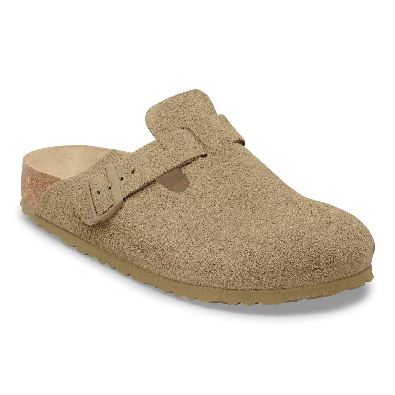 Birkenstock Boston clogs - Taupe Suede