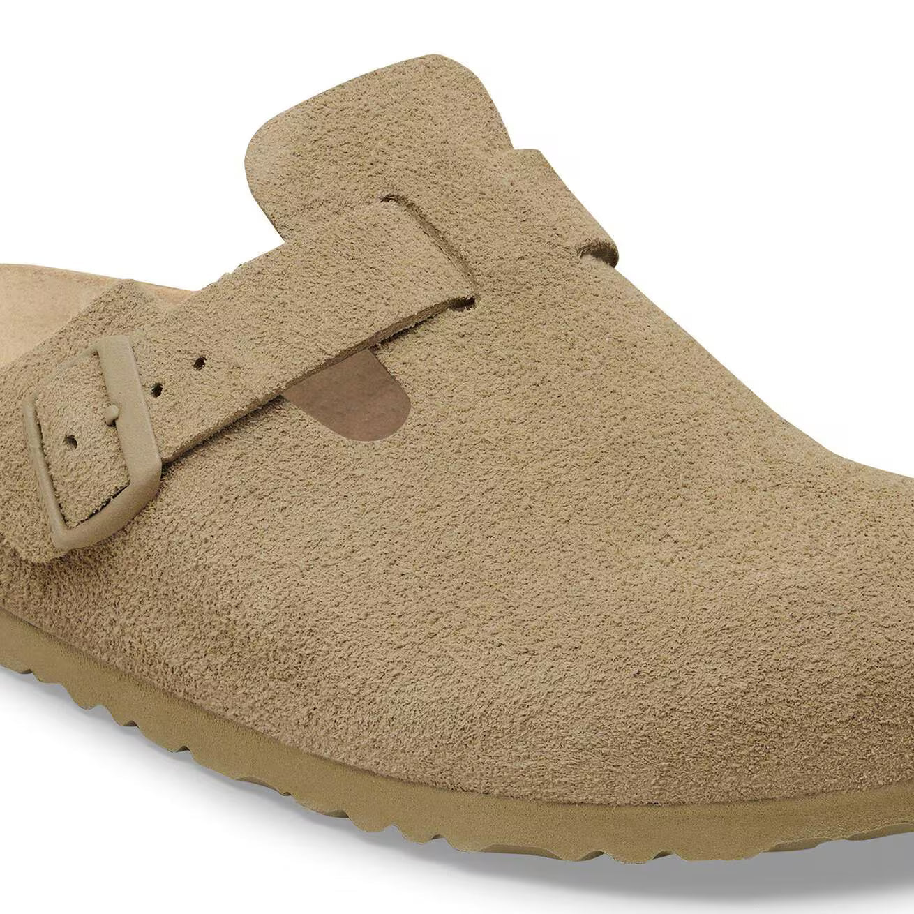 Birkenstock Boston clogs - Taupe Suede