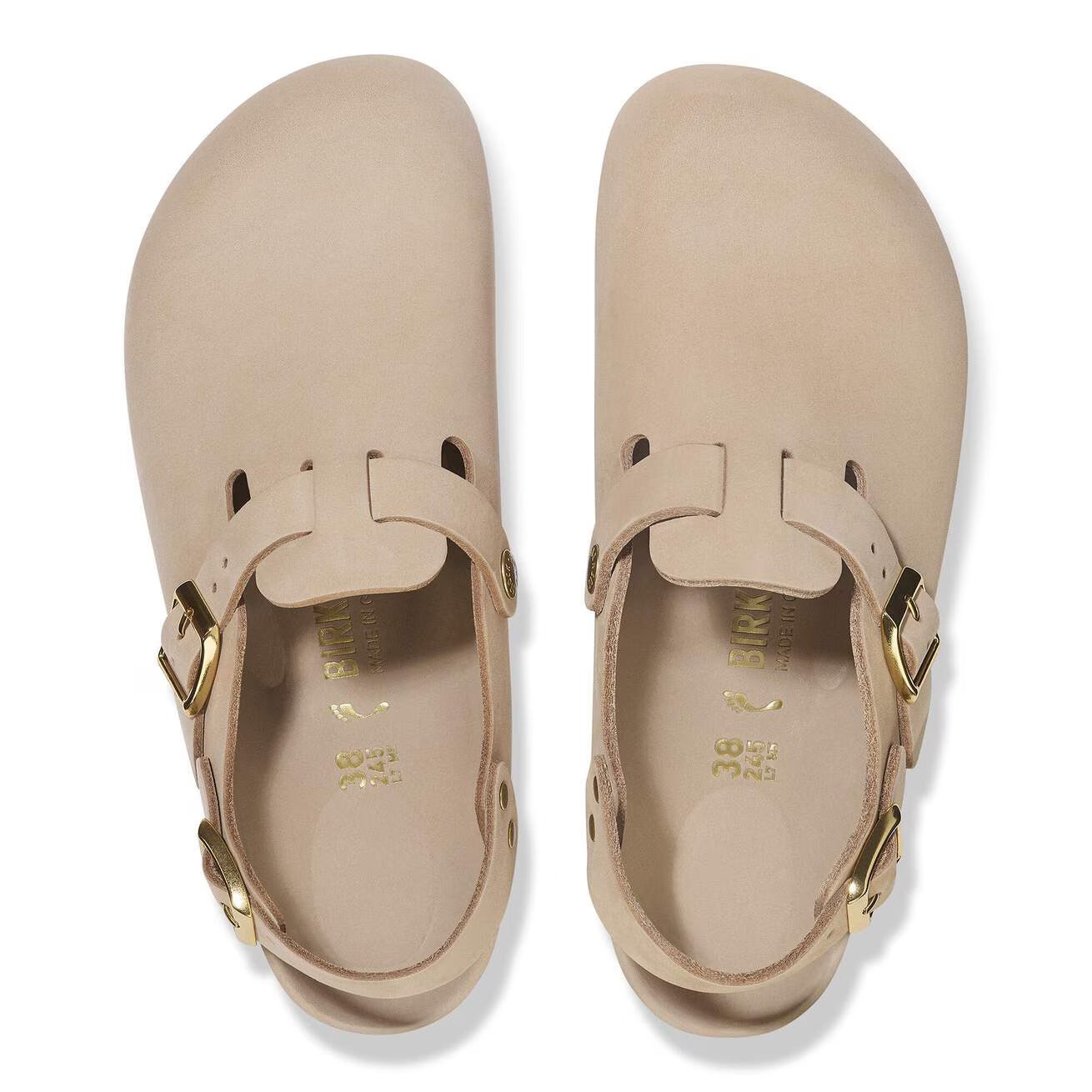 Birkenstock Tokio clogs - Cream Suede